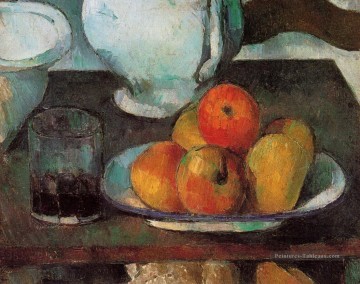 Nature morte impressionnisme œuvres - Nature morte aux pommes 1879 Paul Cézanne